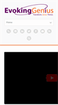 Mobile Screenshot of evokinggenius.com